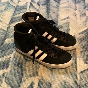 Adidas high tops- like new!